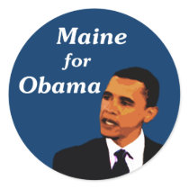 Maine for Obama Sticker