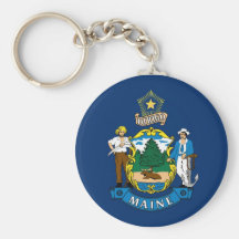 Maine Keychain