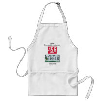 Maine license plate centennial aprons