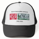 Maine license plate centennial hats