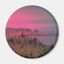 Maine Lighthouse 36 Fridge Magnet