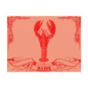 maine lobster postcards