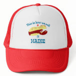 Maine Lobster Roll Trucker Hat