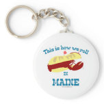 Maine Lobster Roll Keychain