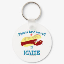 Maine Lobster Roll keychains