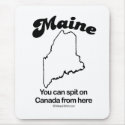 MAINE - "MAINE STATE MOTTO" T-shirts and Gear mousepads by humortees MAINE - "MAINE STATE MOTTO" T-shirts and Gear mousepads