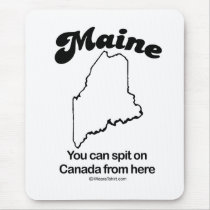 MAINE - "MAINE STATE MOTTO" T-shirts and Gear mousepads by humortees MAINE - "MAINE STATE MOTTO" T-shirts and Gear mousepads