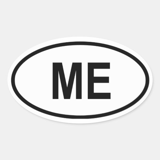 Maine "ME" Sticker
