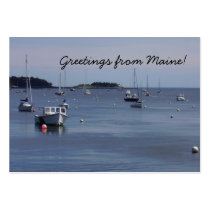 Maine Mini Notecard Business Card Template