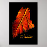 Maine Posters | Maine Fall Foliage Poster posters