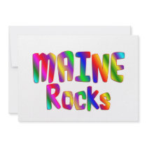 Maine Rocks Custom Invite