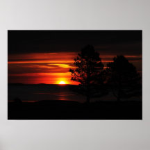 Maine Sunrise Poster