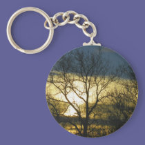 Maine Sunset keychains