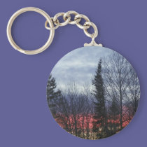 Maine Sunset keychains
