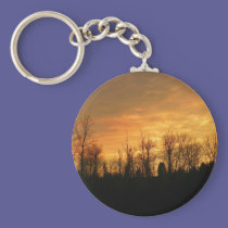 Maine Sunset keychains