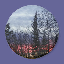 Maine Sunset magnets