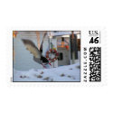 Maine Winter postage by MirandasWay Maine Winter postage