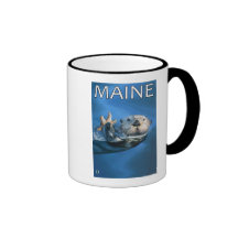 MaineSea Otter Scene Mug