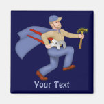 Maintenance Man Fridge Magnet