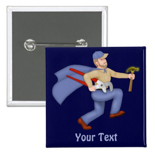 Maintenance Man Pinback Button