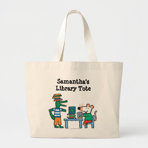 Maisy and Friends Enjoy the Library Jumbo Tote Bag