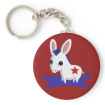 Maize the Democratic Donkey Keychain