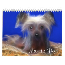 Majestic Dogst, Fractualius Digital Dog Pictures Wall Calendars