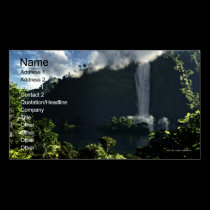 Majestic Falls Business Card Template business cards