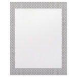 Majestic grey flowers on rough white background custom letterhead