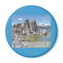 Majestic Mono Lake Fridge Magnet