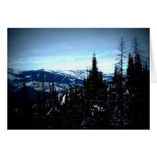 Majestic Mountains card