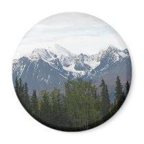 Majestic Mountains of Magnificence Button magnets by Werecat Majestic Mountains of Magnificence Button magnets