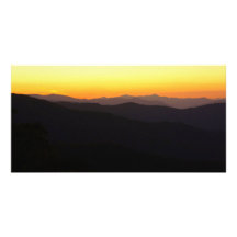 Majestic Mountains Personalized Photo Card