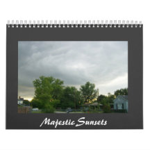 Majestic Sunsets & Sunrises Calender Wall Calendar