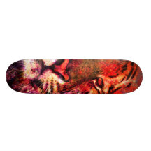 Majestic Tiger Custom Skate Board