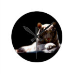 Majestic Tiger Round Clock