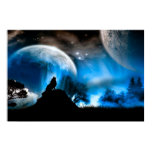 Majestic Wolf Poster