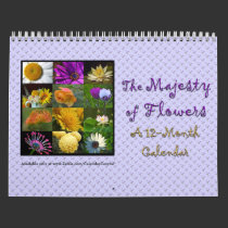 Majesty of Flowers Calendar