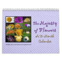 Majesty of Flowers Calendar