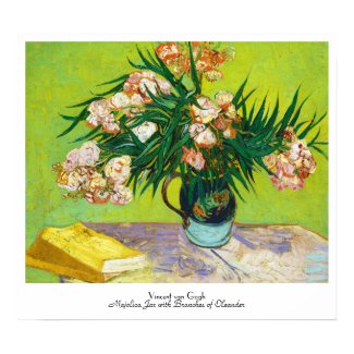 Majolica Jar Branches Oleander Vincent van Gogh