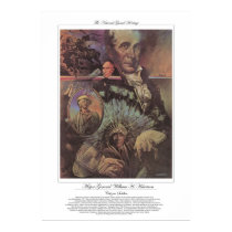 MAJOR GENERAL WILLIAM H. HARRISON Citizen Soldier Print