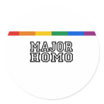 MAJOR HOMO stickers
