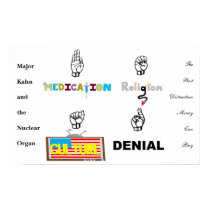 Major Kahn and the Nuclear Organ - Distraction posters by Major3rd Major Kahn and the Nuclear Organ - Distraction posters