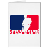 Major League Army Brother Card
