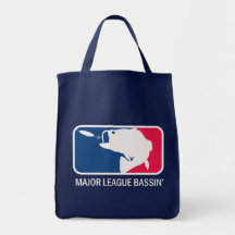Major League Bassin Largemouth Bass Angler Canvas Bag