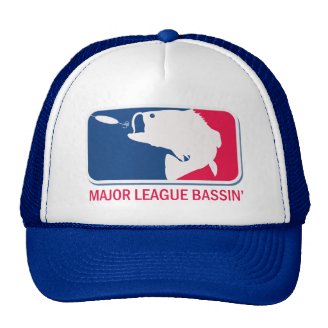 Major League Bassin Largemouth Bass Angler Trucker Hats