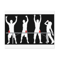 Major League Beer Pong postcards