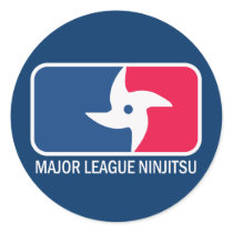 Major League Ninjitsu Round Sticker