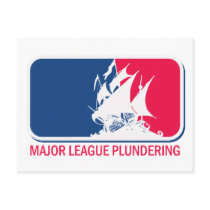 Major League Plundering postcards