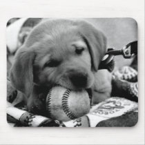 Major League Puppy mousepads